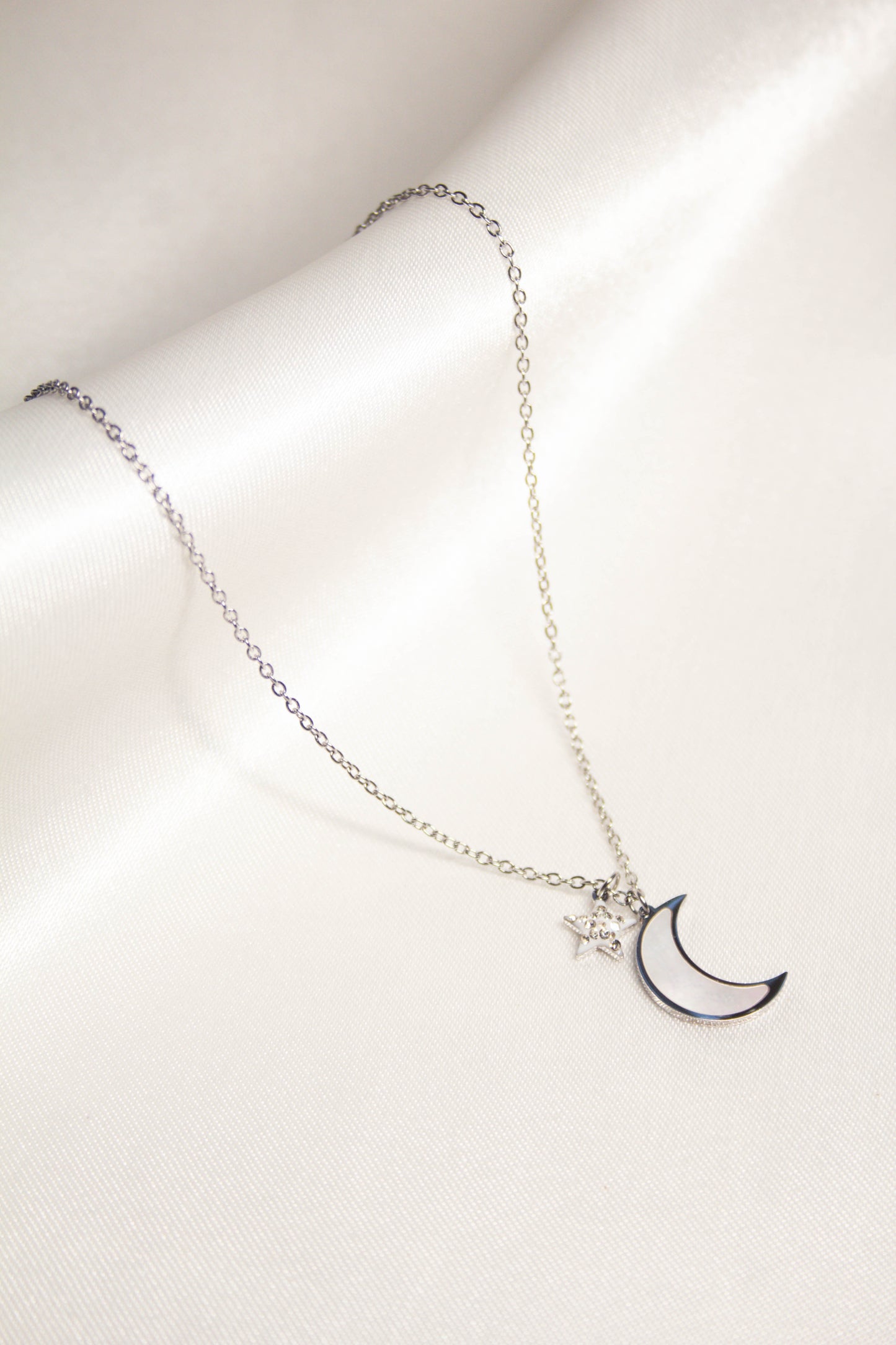 MOON AND STAR NECKLACE