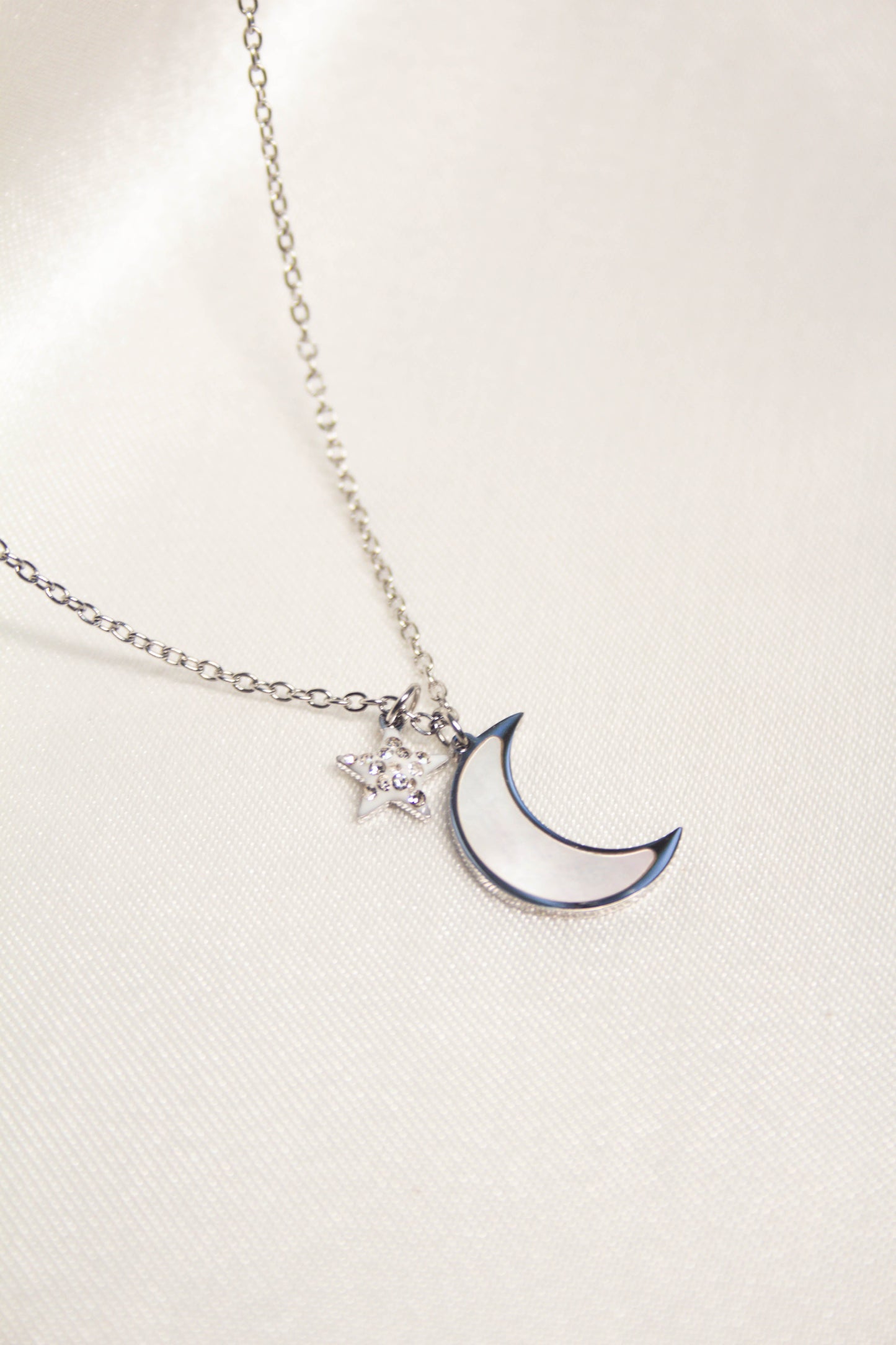 MOON AND STAR NECKLACE
